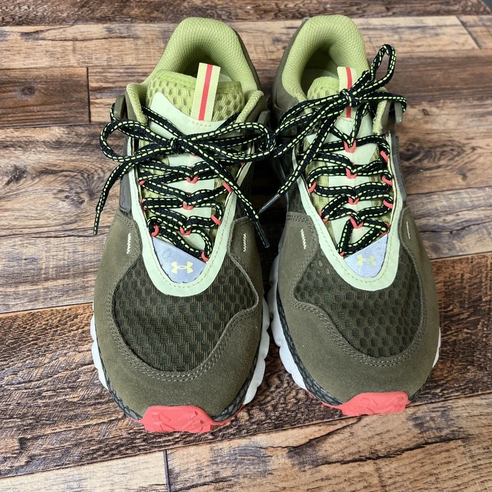Under Armour HOVR Summit Marathon Running Shoes Mens 9.5 Sneakers Green